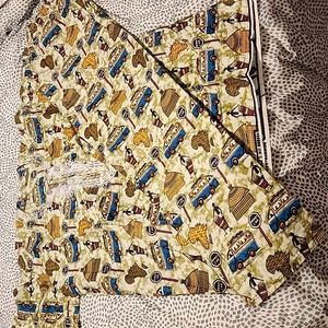 Ankara African Print Men's Embroidered Tunic and Pants